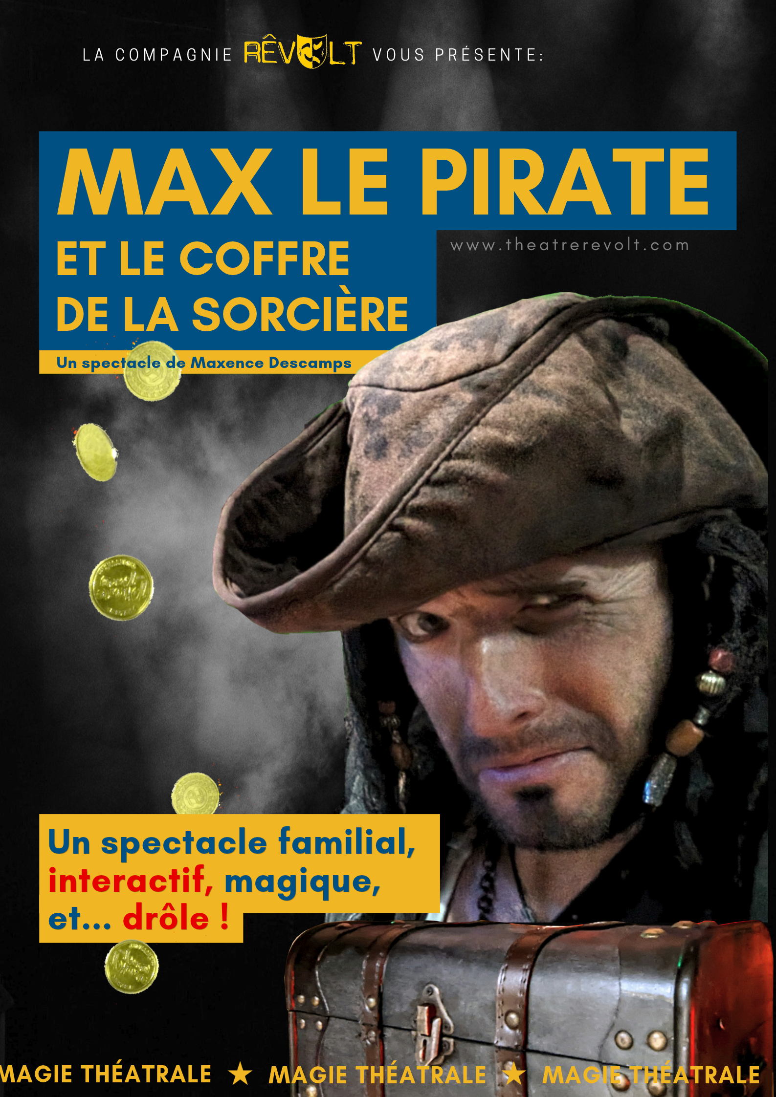 Affiche Max le Pirate et le coffre de la Sorcière