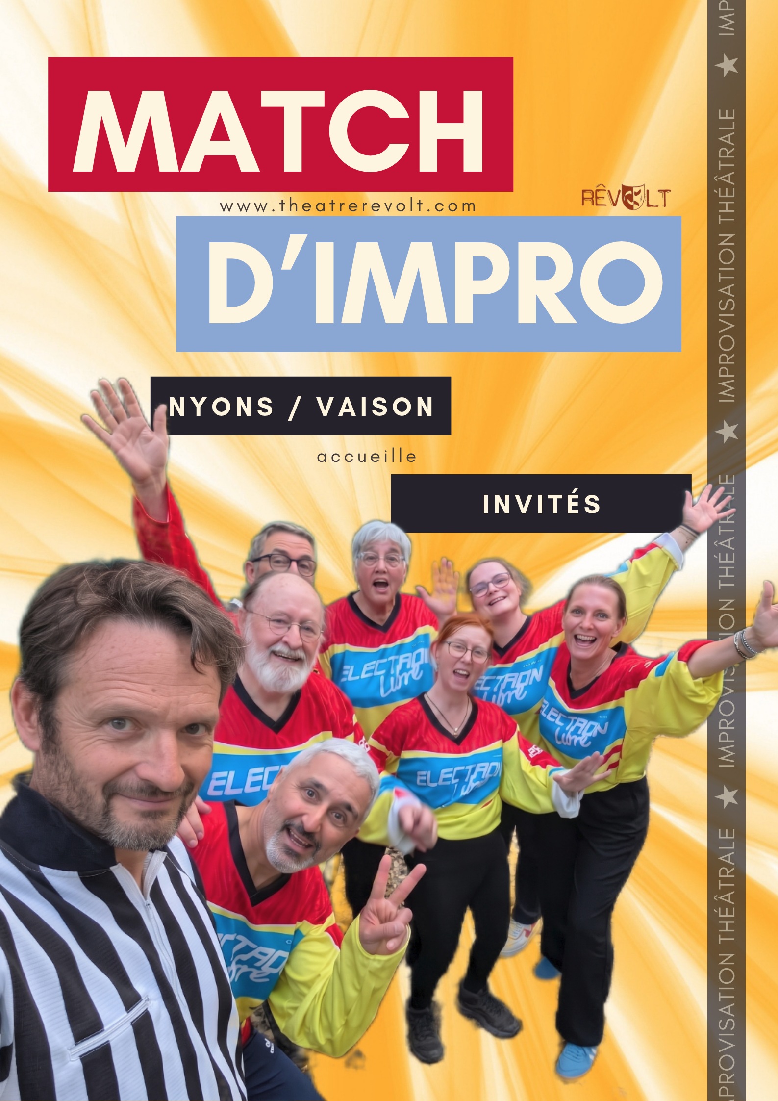 Affiche Match d'impro