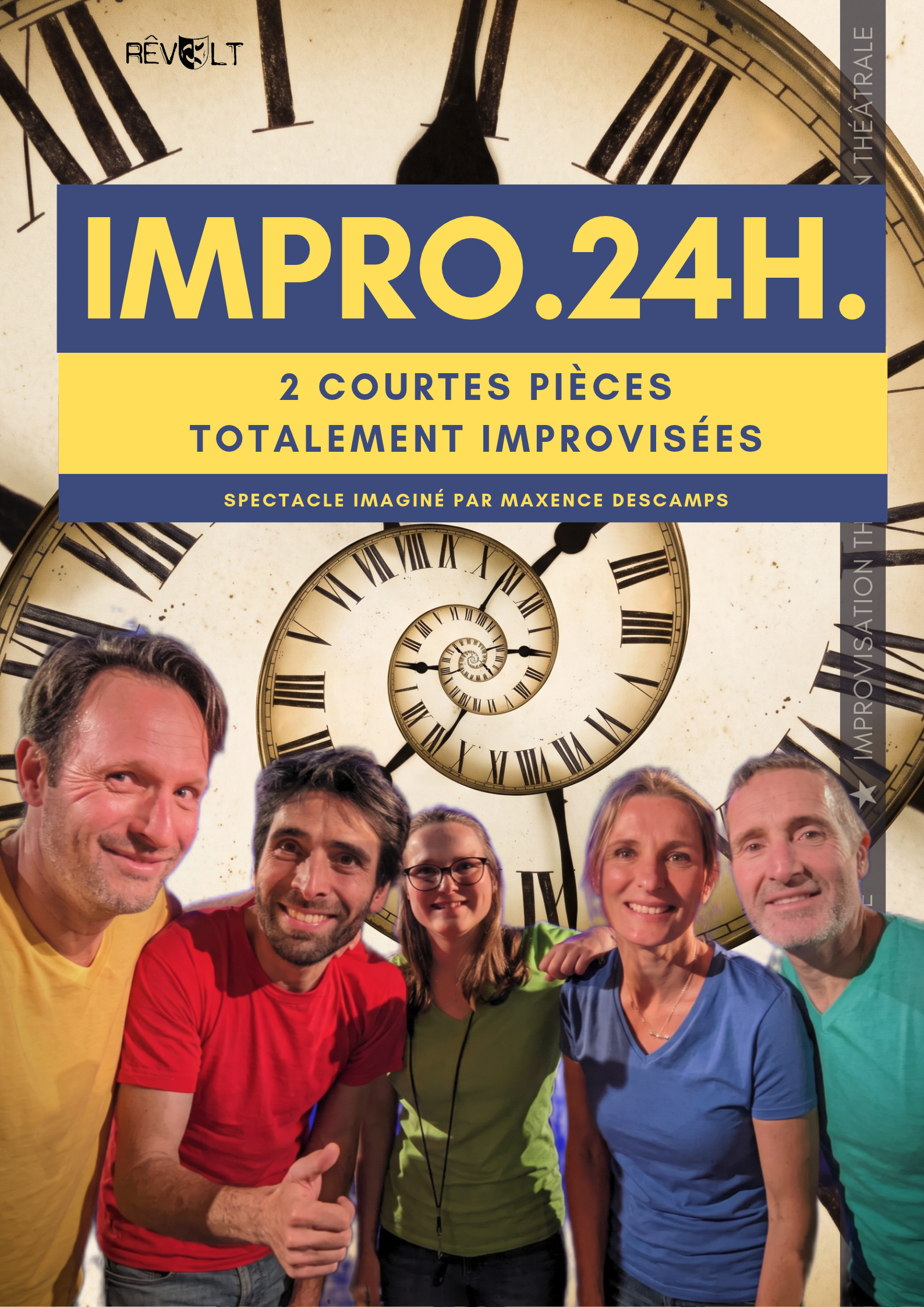 Affiche Impro. 24h.